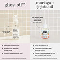 Verb Aceite de fantasma, vegano y ligero, aceite revitalizante para el cabello, nutre y promueve el cabello brillante, todos los tipos de cabello