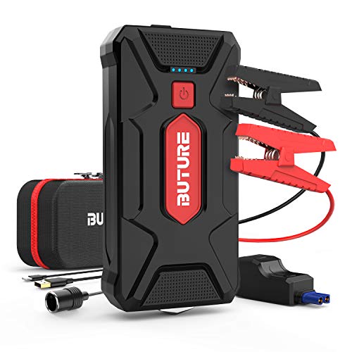 Car Jump Starter, BUTURE 1600A Peak 20000mAh Portable Car Battery Starter (up to 8.0L Gas/7.0L Diesel Engines) Auto Battery Booster Pack with Smart Safety Jumper Cable, Fast Outputs 3.0 (BR400)