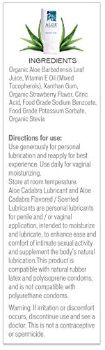 Lubricante personal con sabor a Aloe Cadabra
