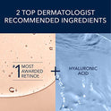 RoC Retinol Correxion Max Crema de hidratación diaria antienvejecimiento para hidratación profunda de 24 horas, humectante antiarrugas avanzado fabricado con retinol y
