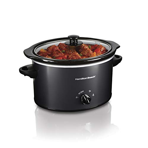 Hamilton Beach 33195 Extra-Large Stay or Go Slow Cooker, 10 Quart Capacity, Black