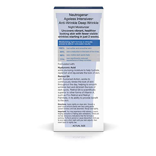 NEUTROGENA AGELESS INTN WR NGT 1.4 OZ