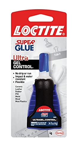 Loctite Super Glue Ultra Gel Control - Botella de 1.5 onzas líquidas