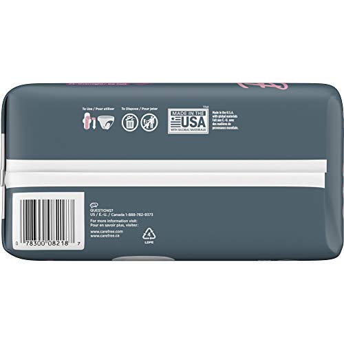 Carefree Breathe - Almohadillas regulares ultrafinas