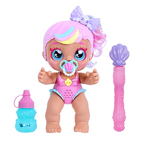 Kindi Kids Muñeca electrónica de 6.5 Pulgadas y 2 Accesorios - Poppi Pearl Bubble 'N' Sing