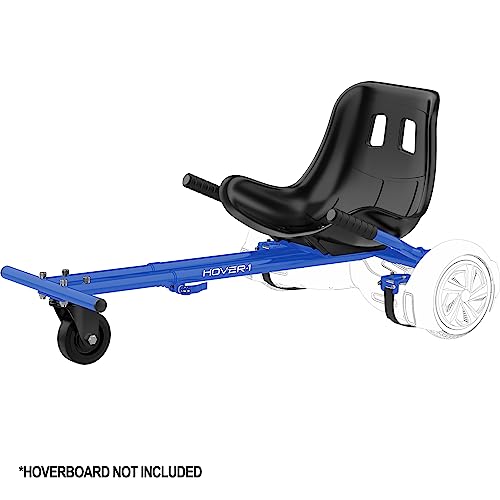 HOVER-1 Accesorio para Buggy | Compatible con Todos los hoverboards eléctricos de 6.5 y 8 Pulgadas, Control de Rueda Trasera operado a Mano, Marco y Correas Ajustables, fácil de Montar e Instalar