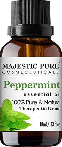 MajesticPure Aromatherapy Essential Oils Set - 10 ml Each - Includes Peppermint, Lavender, Eucalyptus, Lemon, Frankincense, Clove Leaf, Cinnamon Leaf & Rosemary Oils - Pack of 8