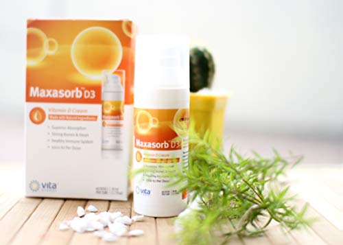 Vita Sciences Vitamin D3 Skin Cream - 1000 IU Maxasorb D3 Lotion - 1.7 Fl Oz by Vita Sciences