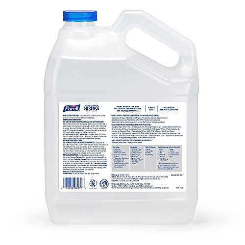 Purell Foodservice Desinfectante de Superficies, sin Fragancia, Botella de 1 galón