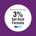 MG217 crema para la psoriasis, 3% de ácido salicílico crema hidratante para la psoriasis, 3.5 onzas líquidas