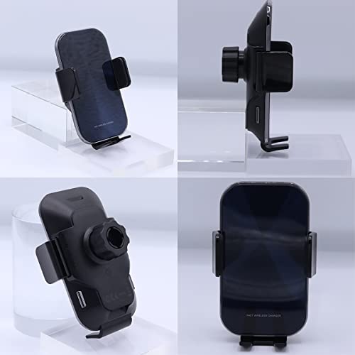 Soporte de teléfono de carga inalámbrica, ventilación de aire retráctil automática eléctrica que sostiene el montaje para Audi Q5 2018 2019, soporte de teléfono de coche para iPhone 8, X, XS para Samsung S9, S10 Smartphone