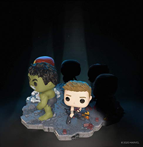 Funko Pop! Deluxe, Marvel: Avengers Assemble Series - Hawkeye, Amazon Exclusive, Figura 3 de 6, Multicolor
