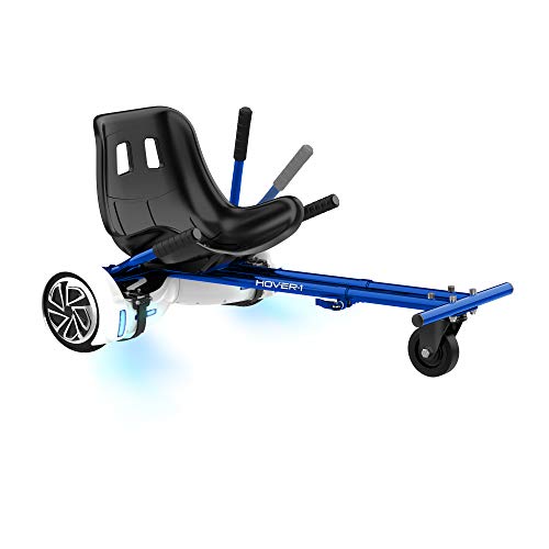 HOVER-1 Accesorio para Buggy | Compatible con Todos los hoverboards eléctricos de 6.5 y 8 Pulgadas, Control de Rueda Trasera operado a Mano, Marco y Correas Ajustables, fácil de Montar e Instalar