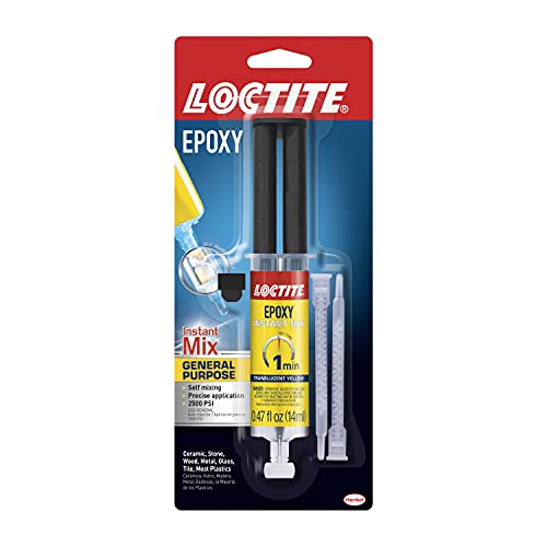Loctite 1366072 Instant Mix Epoxy, amarillo translúcido