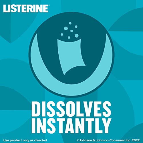Listerine Cool Mint Pocketpaks Breath Strips, 24-Strip Pack, 3 Pack