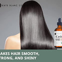 Castor Oil (4oz), USDA Certified Organic, 100% Pure, Cold Pressed, Hexane Free by Kate Blanc. Stimulate Growth for Eyelashes, Eyebrows, Hair. Skin Moisturizer & Oil Cleanse. FREE Starter Kit