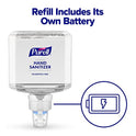 PURELL ES8 Dispensador automático de desinfectante de manos, grafito, para repuestos de desinfectante de manos PURELL ES8 de 1200 ml (paquete de 1) - 7724-01