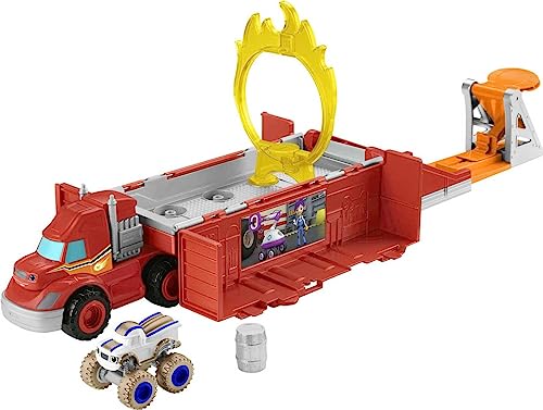 Fisher-Price Blaze, Camión de Acrobacias, Juguete para bebés para niños de 3 años en adelante