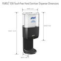 PURELL ES8 Dispensador automático de desinfectante de manos, grafito, para repuestos de desinfectante de manos PURELL ES8 de 1200 ml (paquete de 1) - 7724-01