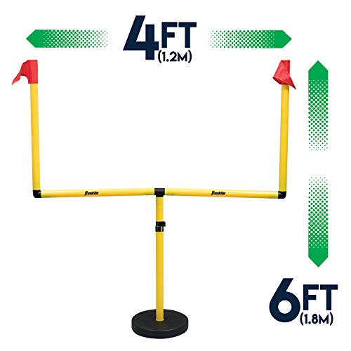 Franklin Sports - Juego de portería de fútbol Juvenil para niños con Mini fútbol, Divertido portería de fútbol para Todas Las Edades, fácil Montaje, Altura Ajustable, Base ponderada