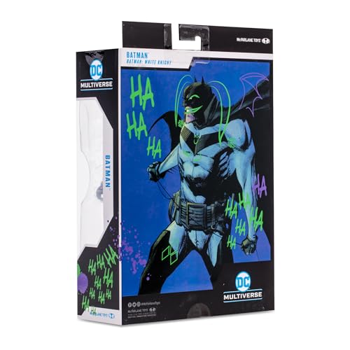 McFarlane DC Multiverse 7IN - Batman (Batman: White Knight) (JOKERIZED) (Etiqueta Dorada)