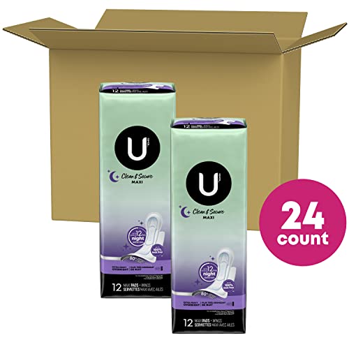 U by Kotex Security Feminine Maxi Pad with Wings