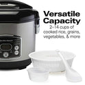 Hamilton Beach 37548 Rice & Hot Cereal Cooker, Stainless Steel