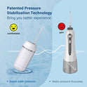Water Flosser Cordless for Teeth, PONYFREE Mini Portable Oral Irrigator with 9 Pressure Modes, Water Teeth Cleaner Pick, Unique Pressure Stabilization Technology