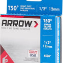 Arrow Fastener 508 1/2in. T50 auténtica flecha 1250pc Staple