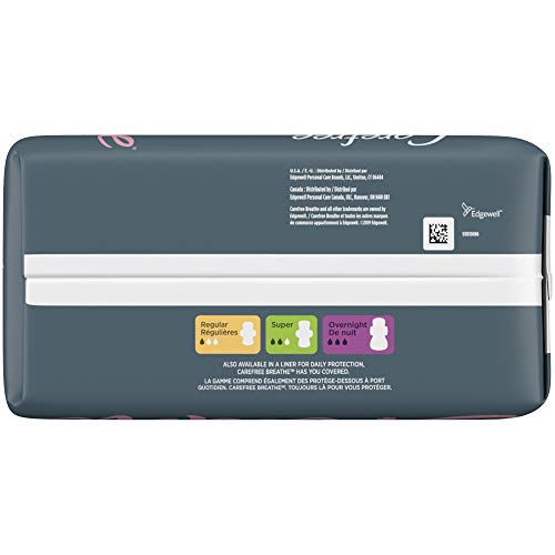 Carefree Breathe - Almohadillas regulares ultrafinas