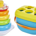 Fisher-Price Rock-a-Stack & Baby's First Blocks Bundle [Amazon Exclusive]