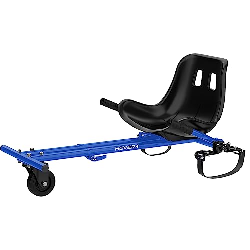 HOVER-1 Accesorio para Buggy | Compatible con Todos los hoverboards eléctricos de 6.5 y 8 Pulgadas, Control de Rueda Trasera operado a Mano, Marco y Correas Ajustables, fácil de Montar e Instalar