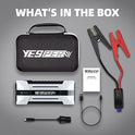 YESPER - Arrancador de coche, cargador de coche, arrancador de batería, portátil, caja de salto