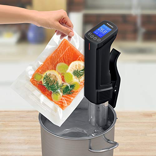 Inkbird Culinary Sous Vide - Cocina de precisión Wi-Fi, circulador de inmersión de 1000 W con componentes de acero inoxidable, interfaz digital, temperatura y temporizador para cocina