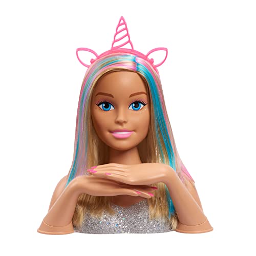 Barbie - Cabeza de para peinar, Cabello Rubio