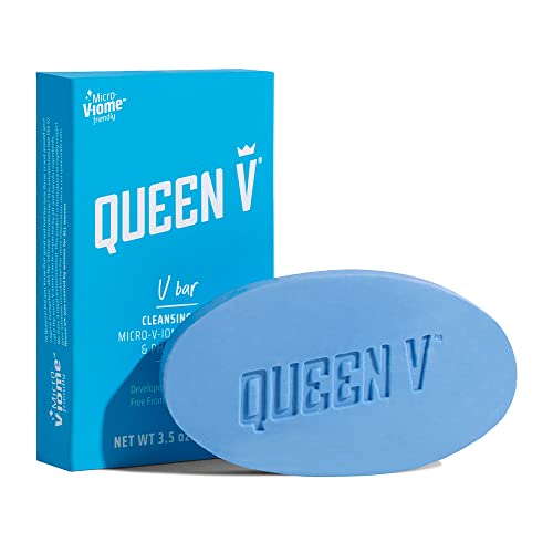 Queen V The Ph-balance Rosewater & Aloe Cleansing Bar, Wild Berry, 3.5 oz