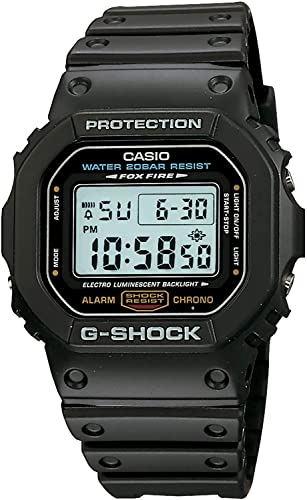 G-Shock DW-5600E-1VX Reloj Digital para Hombre, Negro