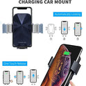 Soporte de teléfono de carga inalámbrica, ventilación de aire retráctil automática eléctrica que sostiene el montaje para Audi Q5 2018 2019, soporte de teléfono de coche para iPhone 8, X, XS para Samsung S9, S10 Smartphone
