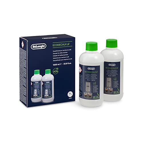 De'Longhi Eco Descalcificador - 2 botellas de 500 ml, transparentes