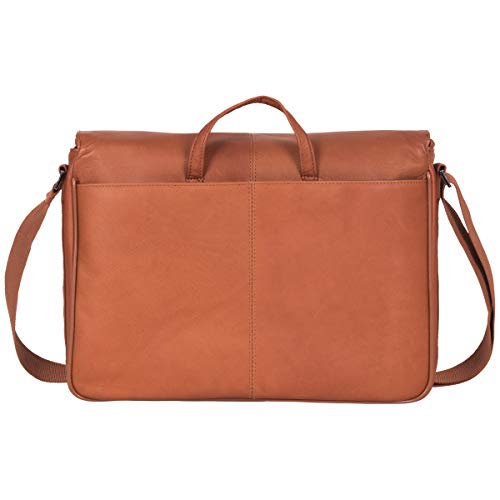 Kenneth Cole Risky Business Messenger Bag, Dark Brown, One Size