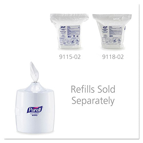 GOJ901901 Hand Sanitizer Wipes Wall Mount Dispenser, 700/1200 Wipe Capacity, White
