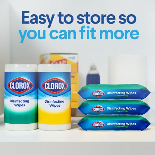 Clorox Disinfecting Bleach Free Cleaning Wipes, 75 Wipes, Pack Of 3 (Packaging May Vary)