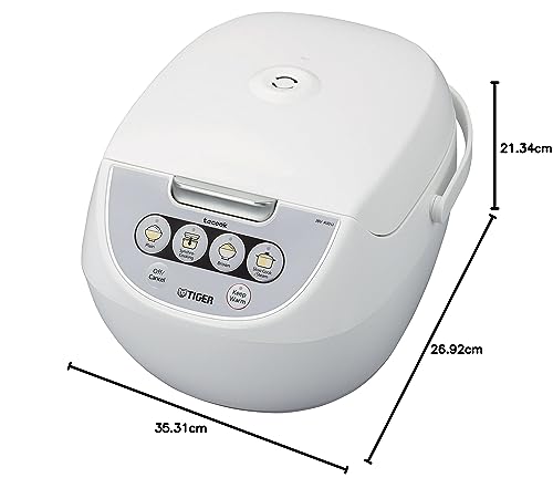 Tiger Corporation JBV-A10U Micom - Arrocerera y calentador de 5,5 tazas con funciones 3 en 1
