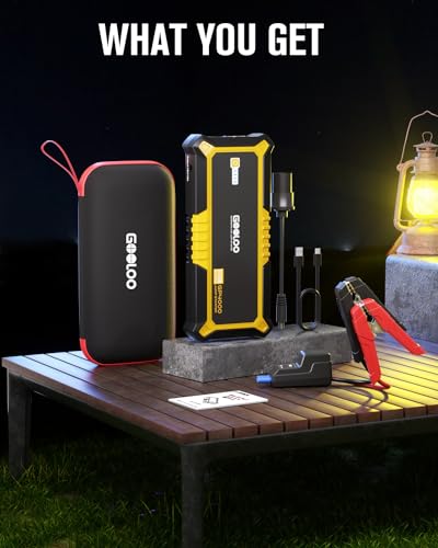 GOOLOO 4000A Peak Car Jump Starter Battery Pack