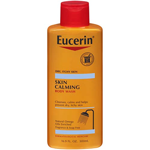 Eucerin Skin Calming Body Wash Mujeres 250ml gel para el cabello, 16.9 Fl. Oz (Pack of 1)