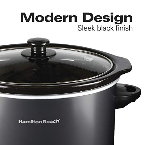 Hamilton Beach 33195 Extra-Large Stay or Go Slow Cooker, 10 Quart Capacity, Black
