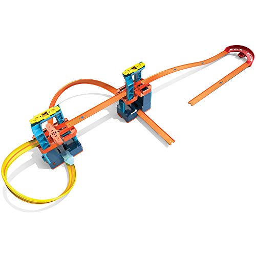 Hot Wheels Track Builder Unlimited Ultra Stackable Booster Kit Motorizado Set 5 Plus Configuraciones Acrobacias Compatible ID Idea de Regalo para niños 6, 7, 8, 9, 10 y Mayores [Exclusivo de Amazon]