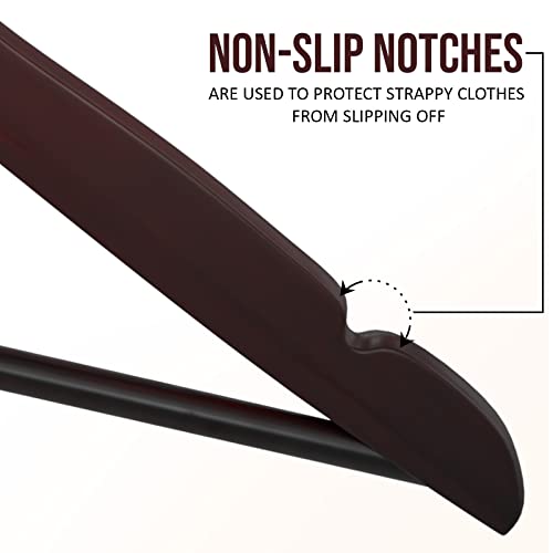 Utopia Home Perchas de madera prémium - Perchas para traje