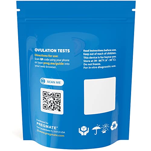 PREGMATE Ovulación LH Tiras de prueba OPK Predictor Kit