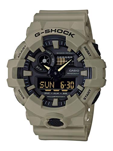 Casio De los hombres 'G Shock' resina de cuarzo reloj Casual, color: gris (modelo: ga-700uc-8acr)